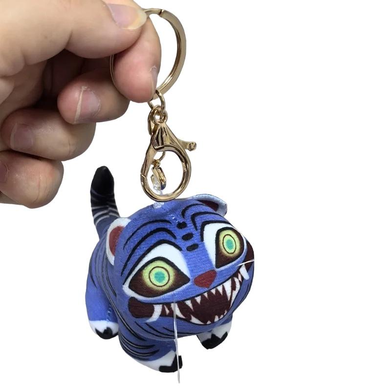 New Anime Kpop Demons Hunters Plush Cute Purple Tiger Black Hat Magpie With 3 Eyes Monster Hunt Girl Group Doll For Fans Gifts