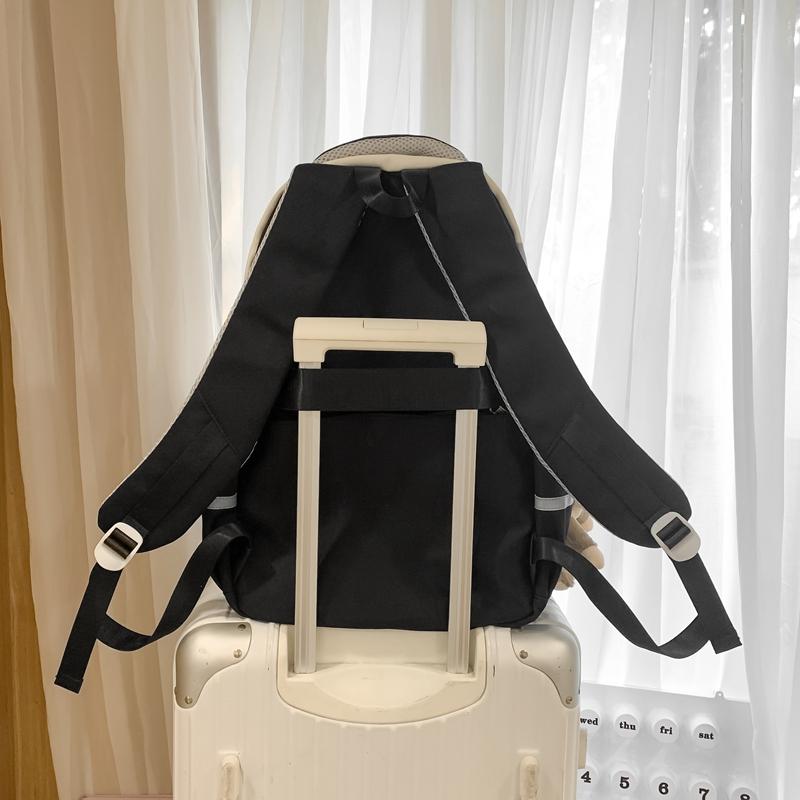 Школьный рюкзак для ученика средней школы Женский рюкзак большой вместимости зелёный — фото 5