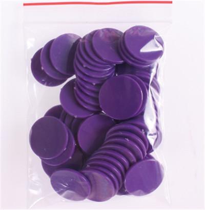 100Pcslot 25Mm Plastic Poker Chips Casino Bingo Markers Token Fun Family Club Board Games Toy Creative Gift 9 Colours