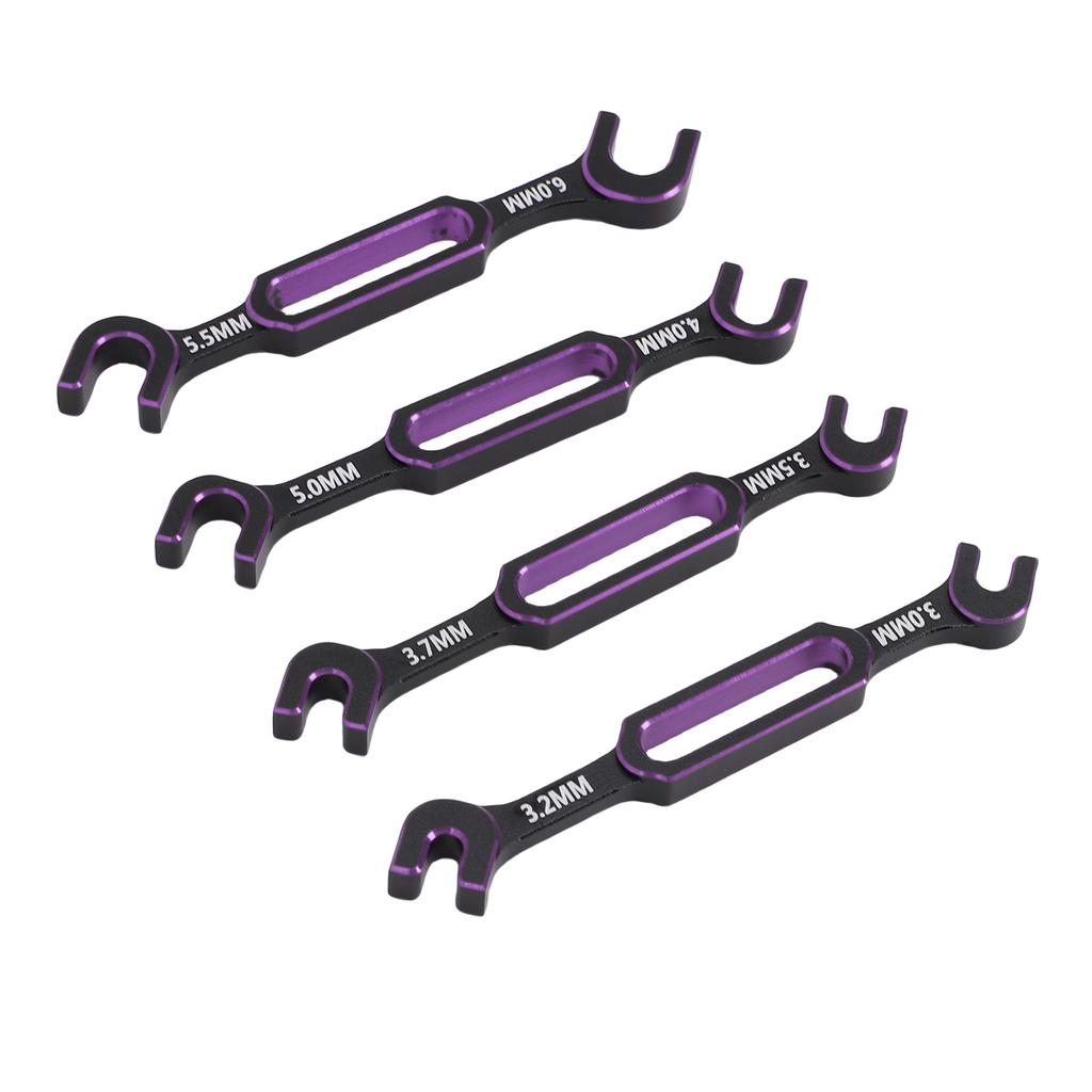 4 Pcs RC Wrench 3.0 3.2 3.5 3.7 4.0 5.0 5.5 6.0mm Turnbuckle Nut   Joint Remover RC   Repair Tool for RC Crawler Car Boat