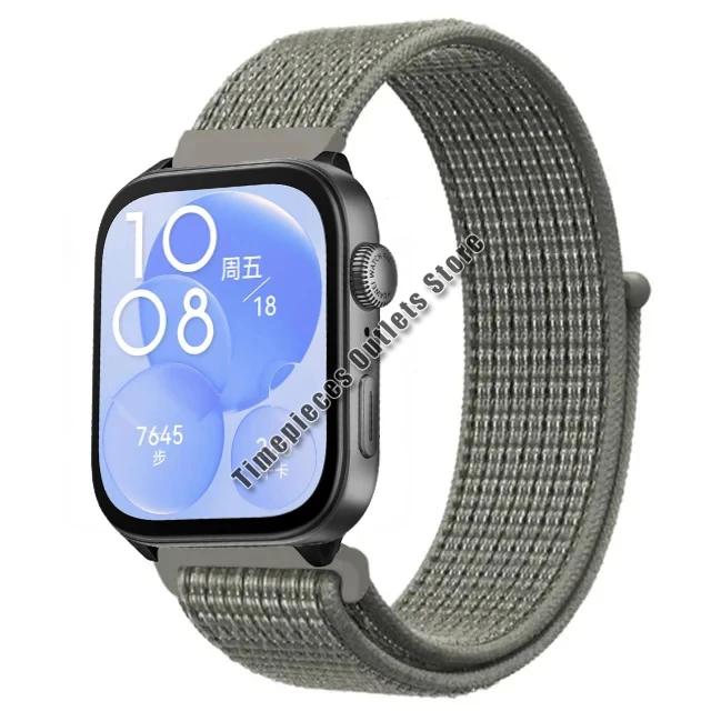 Nylon Loop Strap For Huawei Watch Fit 3 Sport Breathable Replacement Bracelet Wristband For Huawei Watch Fit 3 Belt Accessories