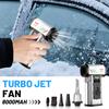 Brushless Motor High Power Turbofan 300000RPM Jet Fan Dust Blower Cleaning Tool Variable Speed Silver