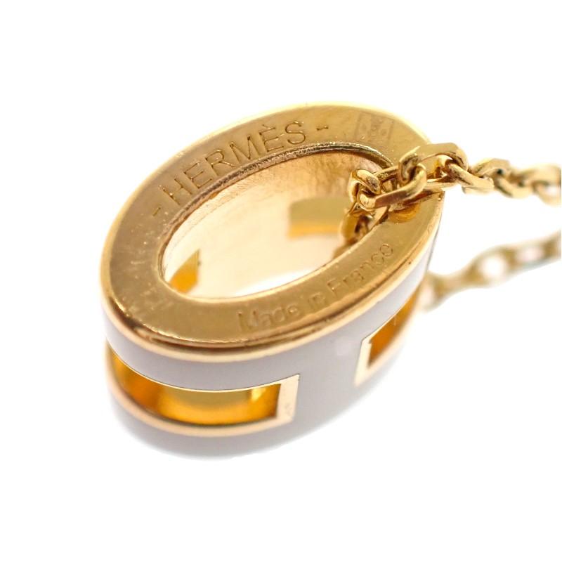 HERMES  H147992F 55  Necklace Marong Rasse/gold Metal Women