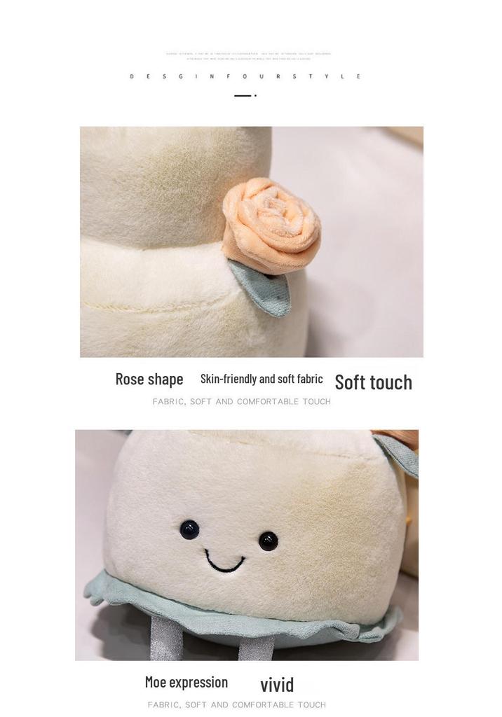 Adorable Birthday Cake Plush Toy Doll - Fun Ramen Prank Gift for Kids