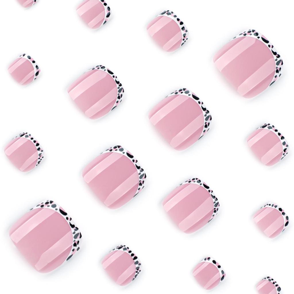 Leopard Print Wearable Toenail Pieces - European & American Styles