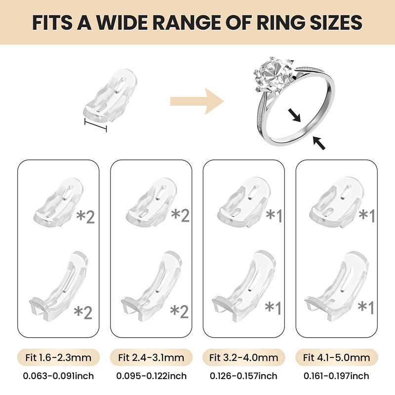 Ring Size Adjuster Set: Pads & Resizing Gadget