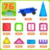 Magnetic Building Blocks Construction Set Montessori Sensory Educational DIY Toy For 3Years+ Old Kids Boys Girls Gifts