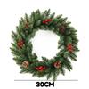 3Styles Red Christmas Wreath Elegant PVC Fruit Wreath Window Door Wall Ornament Home Halloween Decor Gifts