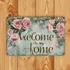 Vintage Tin Metal Wall Sign Home Decor Bar Cafe Halloween Art