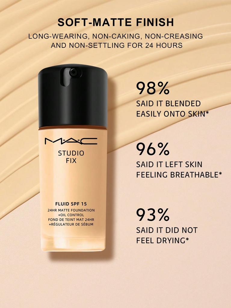 Mac Studio Fix Foundation | 24Hr Matte Oil Control, NC11 30mL