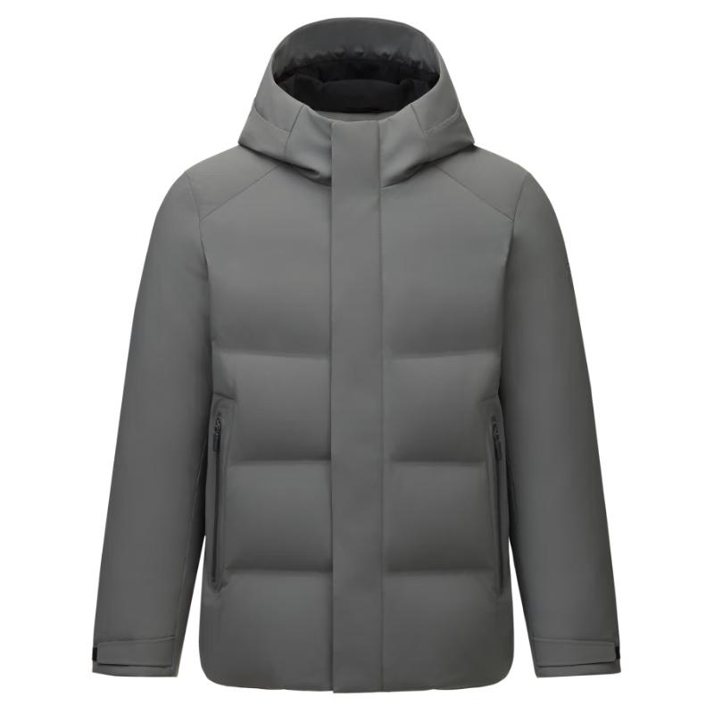 Tanboer Men s Short Goose Down Hooded Business Jacket 5520393 L