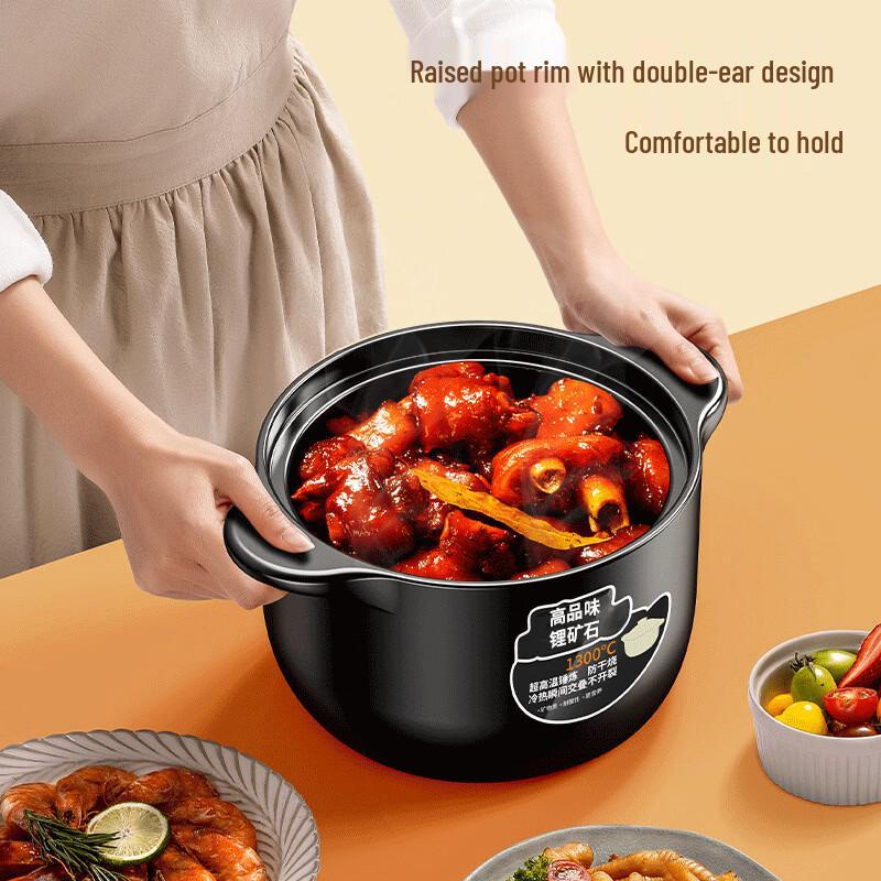 Ceramic Casserole Stew Pot