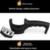 304 Three-stage Knife Sharpener Manual Household Fast Knife Sharpener Handheld Kitchen Multifunctional Kitchen Knife Diamond Sharpening Stone