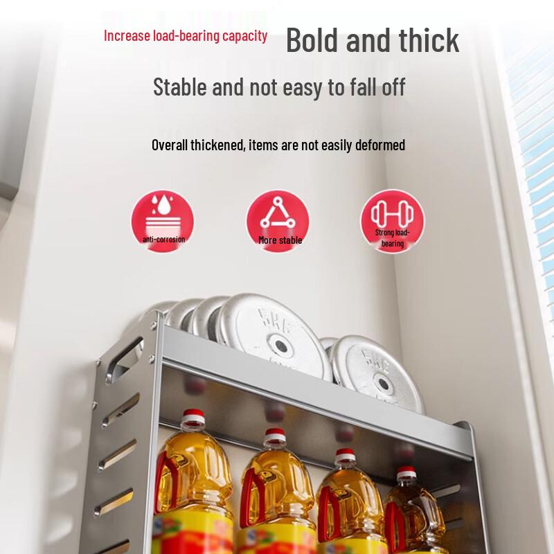 3-Tier Kitchen Spice Rack with 6 Jars