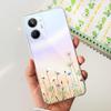 Cute Flower Cat Painted Case For Realme 10 / Realme 10 Pro / Realme 10 Pro+ Soft Silicone TPU Cover For Realme10 4G 10Pro Plus
