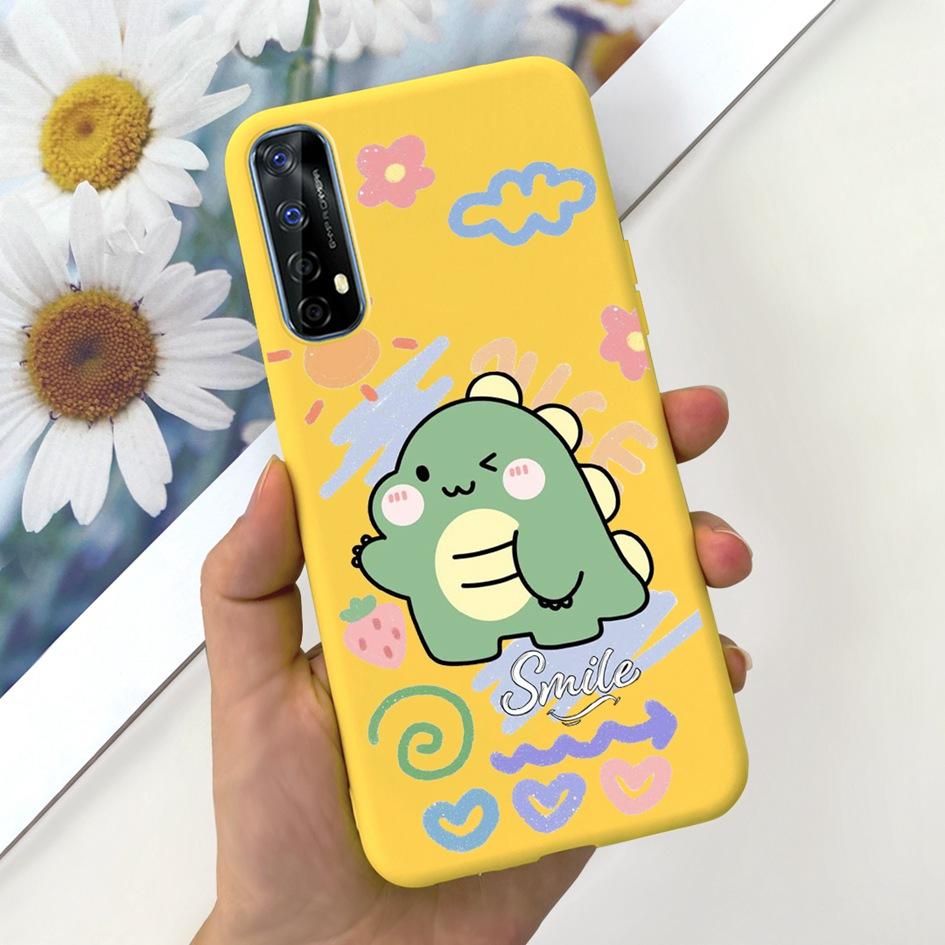 For Realme 7 Case Realme 7 5G Cover Lovely Astronaut Dinosaur Soft Silicone Funda For Realme 7 Pro RMX2170 Realme7 Protect Cover