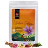 Tattva Adih Kashmiri Saffron Kahwa Green Tea | Traditional Kashmiri Kahwa Blend with Natural Ingredients | Aromatic Herbal Green Tea | 100g Ziplo