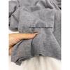 Women's High Neck Gray Sweater - Trendy, Soft, Knitted Base Layer for Autumn/Winter 2024