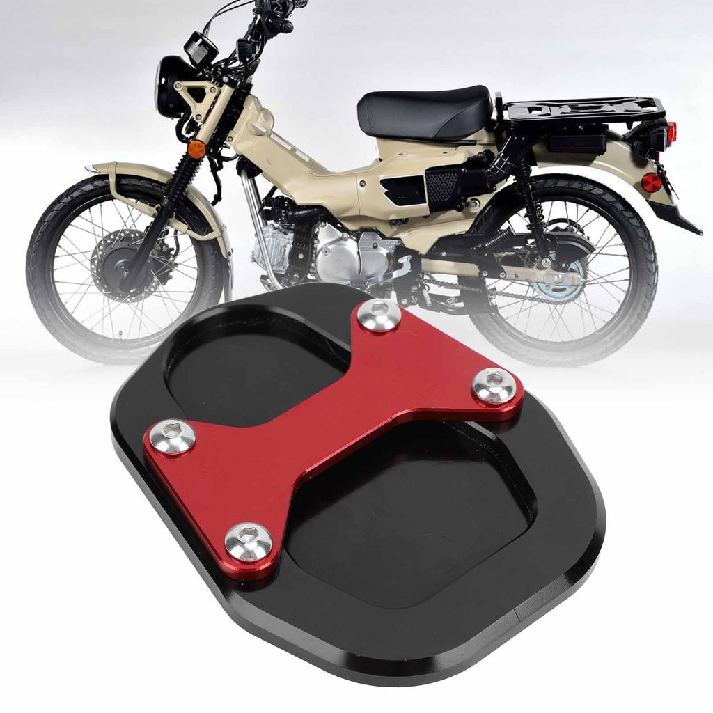 Kickstand Pad Extended Side Stand Plate Aluminum Alloy Support CT125 Trail 125 Hunter Cab (JA65) 2023-2024 Trail 125 (JA65) 2023-2024