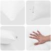 White Microfibre Bed Set with Pillow 2 pcs