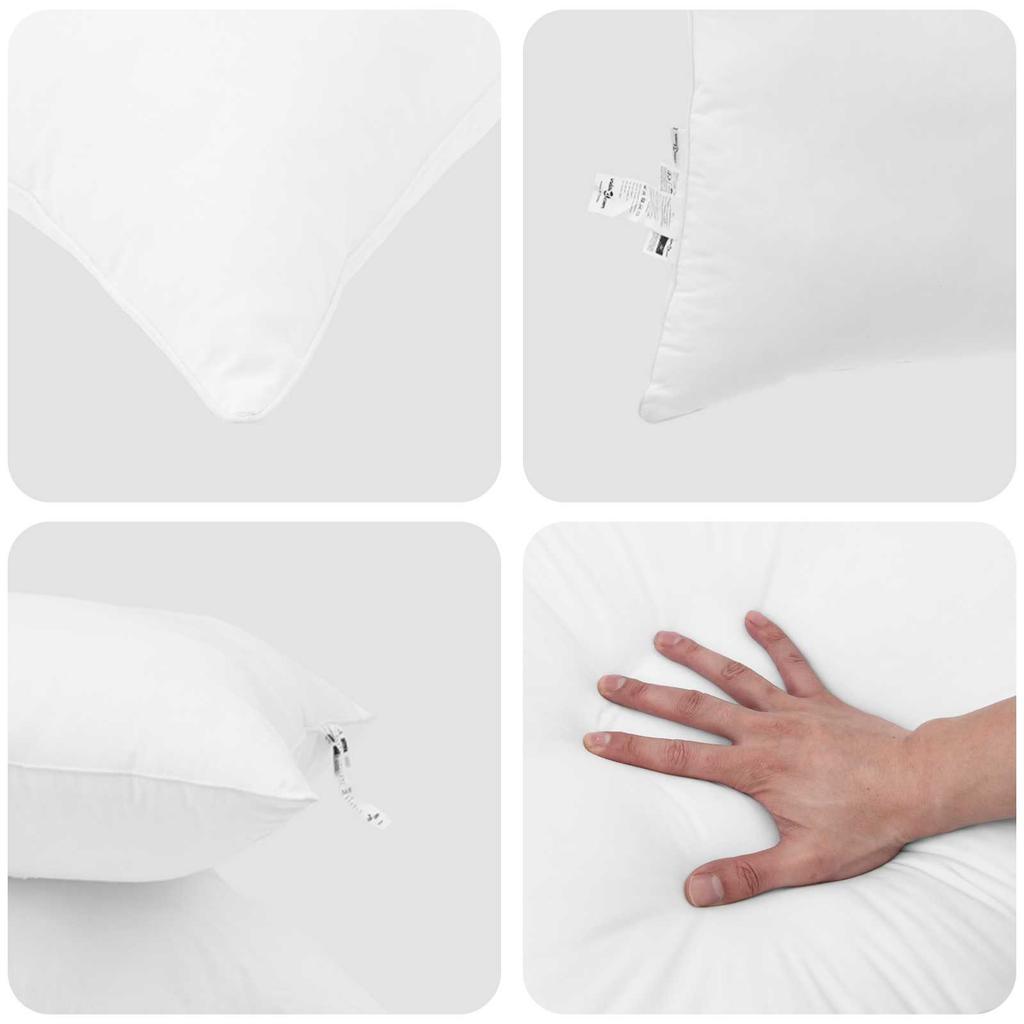 White Microfibre Bed Set with Pillow 2 pcs