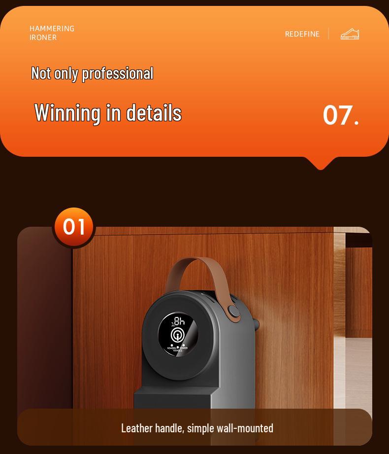 Smart Home Shoe Dryer with Timer - Dehumidifies, Deodorizes, and Sterilizes