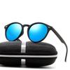 Gafas de sol polarizadas redondas de moda para mujer y hombre, estilo clásico vintage, ideales para conducir y viajar. Gafas de sol circulares ovaladas de marca de diseñador con protección UV400.