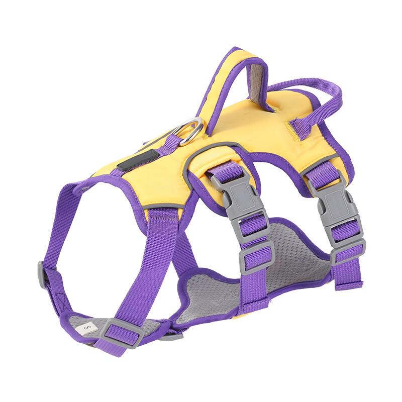 WEZHO Reflective Pet Harness Vest with Leash for Medium Large Dogs