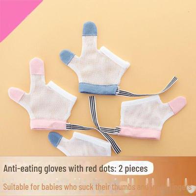 Gants anti-succion du pouce pour bébé