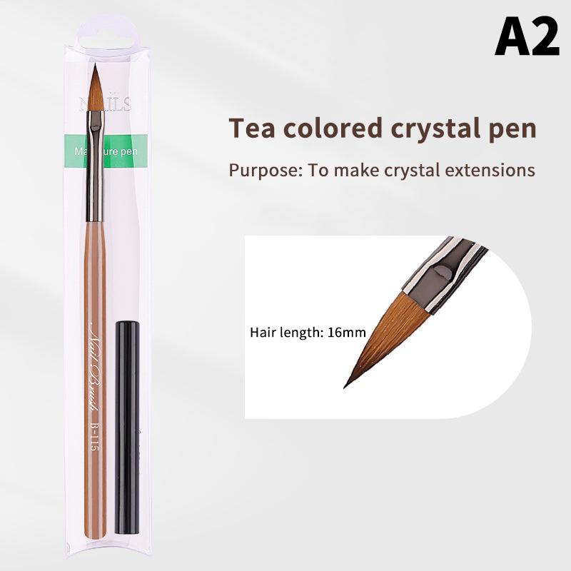 1 Pcs Nail Brush For Manicure Art Brush Nail Salon Brush Gadgets Nail Supplies For Professionals