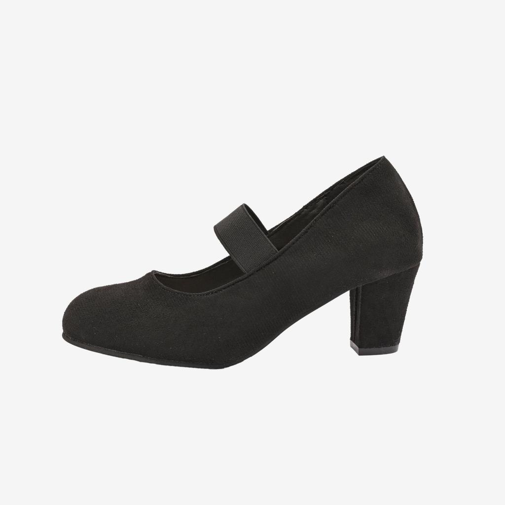 Dames hoge hakken Mary Jane dikke hak ronde neus grote maten veelzijdige schoenen