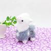 Multicolor Sheep Keychain Ring Plush Alpaca Dolls Key Chain Charm Cute Ring On Bag Car Key Pendant Women Jewelry Accessories
