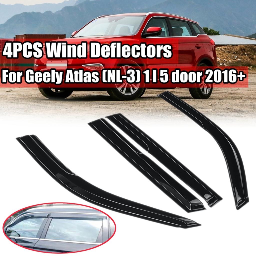 Buy 4PCS/SET Car Window Wind Deflectors Tinted For Geely Atlas (NL 3) 1 L 5 Door 2016 2017 2018