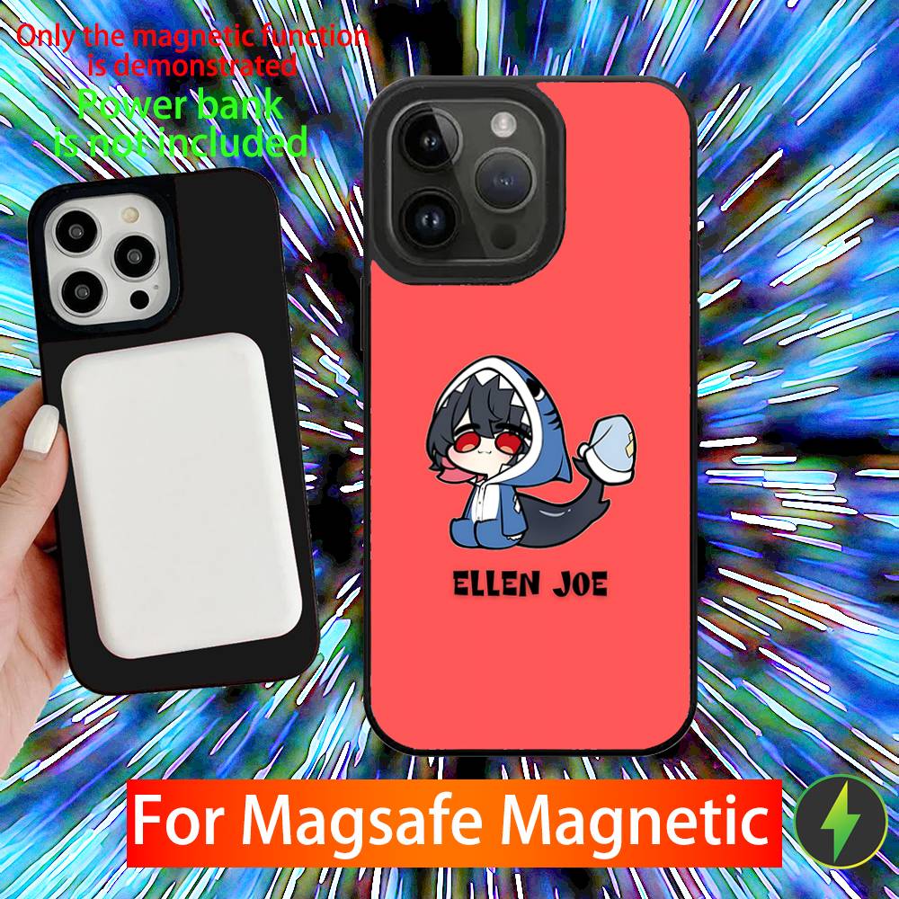 

ZZZ Ellen Joe Phone Case For iPhone 16,15,14,13,12,11,Pro,Max,Plus,Mini,SE New Magsafe Magnetic Wireless Charging iPhone13