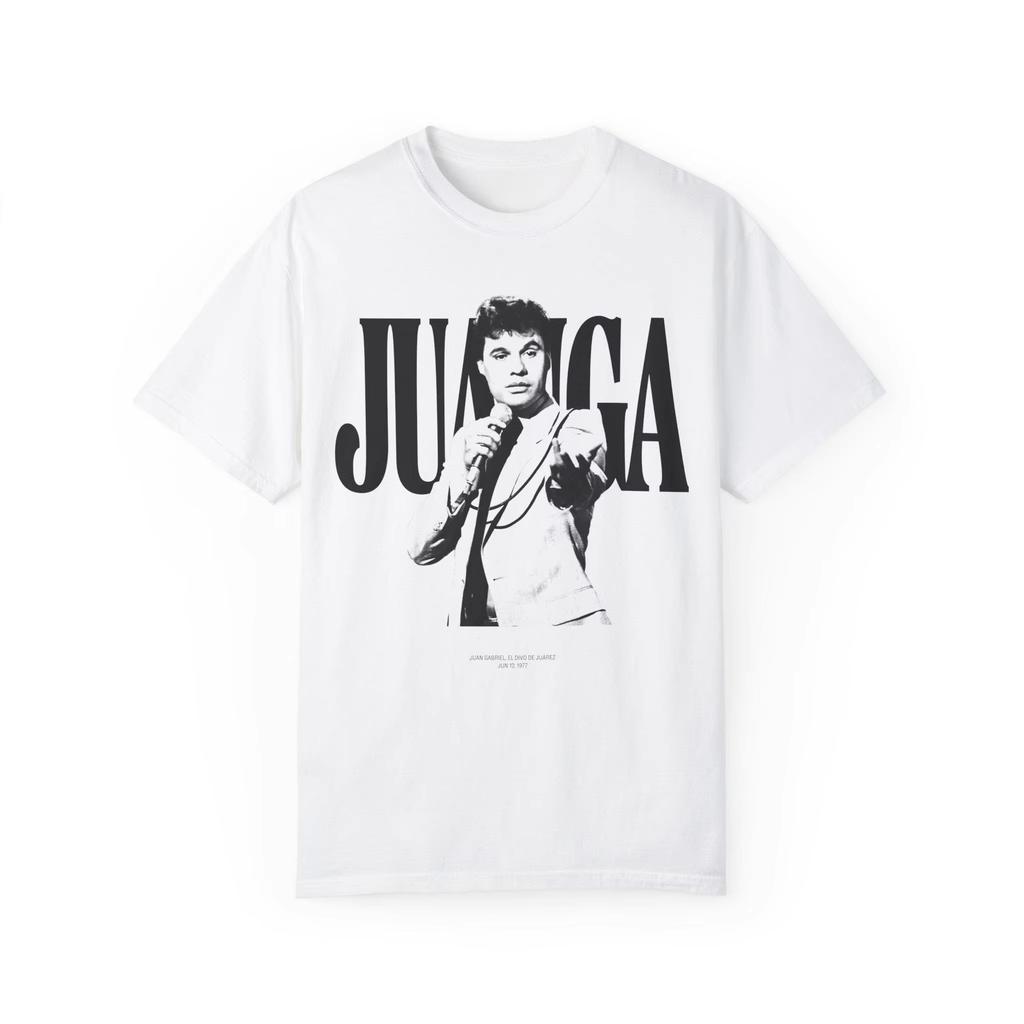 T-Shirt Vintage Uomo Donna con Stampa Grafica di Juan Gabriel Moda Harajuku Comoda Girocollo Manica Corta Abbigliamento Casual