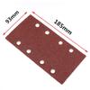 DE Warehouse 24H Shipping Free Delivery 60pcs 8-Hole Aluminum Oxide Sanding Strip 93x185mm Resin Bonded Medium Abrasive Disc