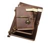 Vintage Crazy Horse Leather Notebook Creative Handmade Travel Journals Business Promotional Gift Planner Printed Diary Notebooks