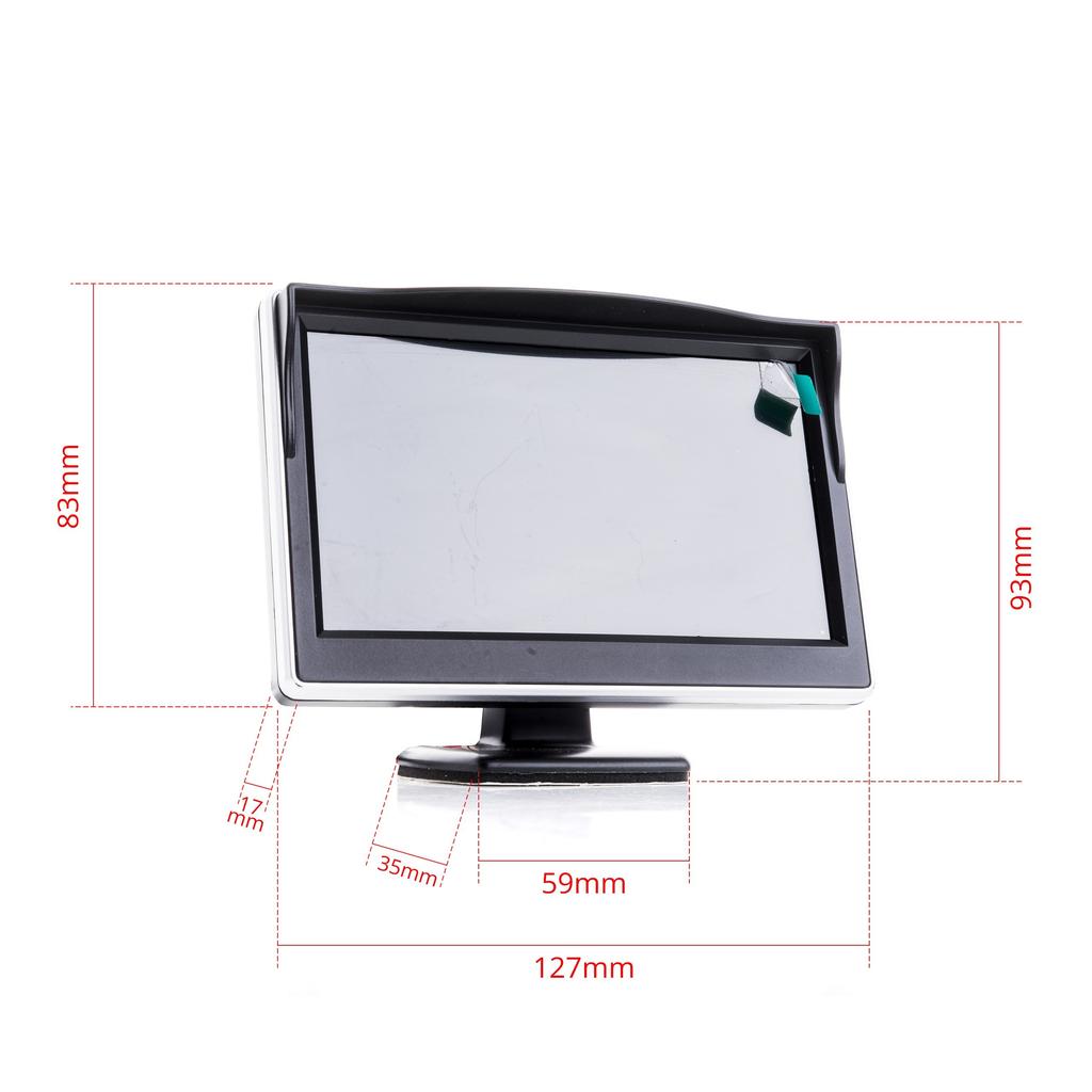 Wyświetlacz Samochodowy 5" Tft Lcd - 800X480