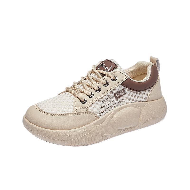 2025 spring white shoes new Korean version ins female students platform heightening casual shoes board shoes street shot XQ5718