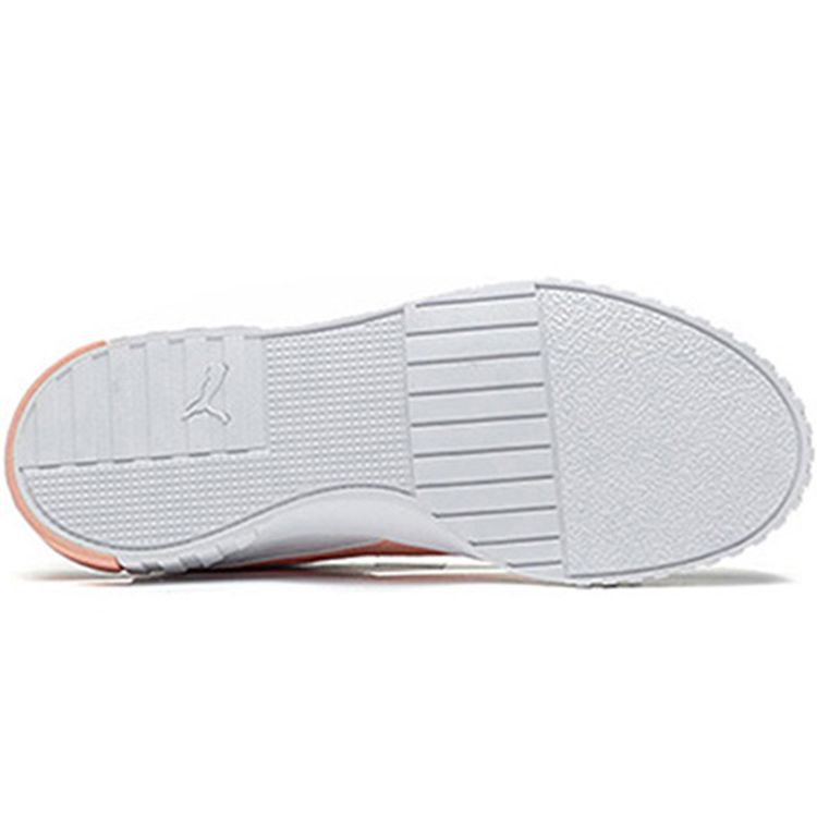 Puma Cali Series Lo Slip On Mule Retro Low Top Skate Shoes Women Sneaker Pink Peach White 370484-06