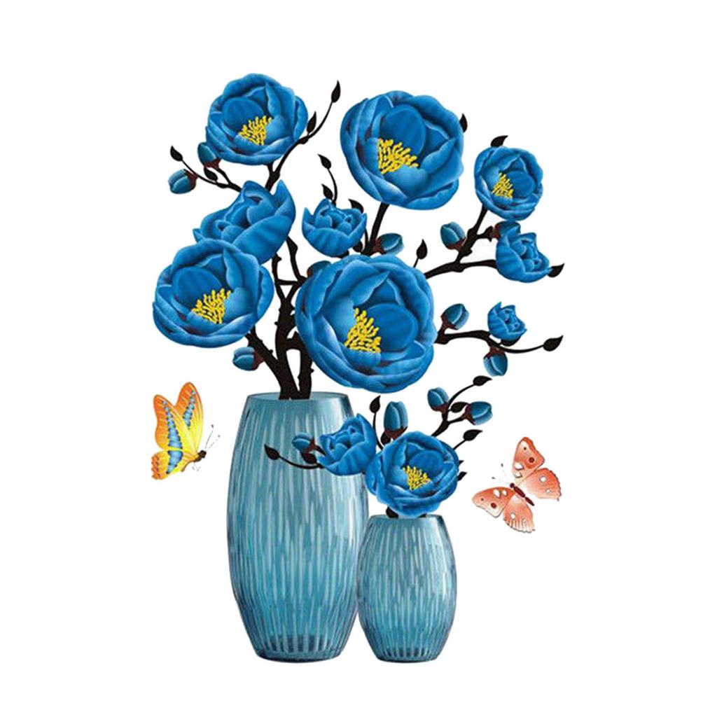 DIY Plant Vase 3D Stereo Stickers Self-Adhesive Sticker Refrigerator Sticker Window & Wall Sticker