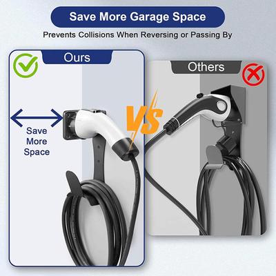 EV Charger Holder Wall Mount Stainless Steel Wall Mount Organizer EV Charger Stand For Home Camping Daily Adventure Vehicle Road