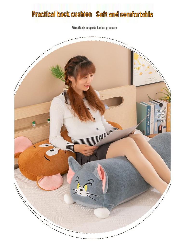 Tom und Jerry Plüschkissen: Lange, weiche Puppe für Bett oder Sofa