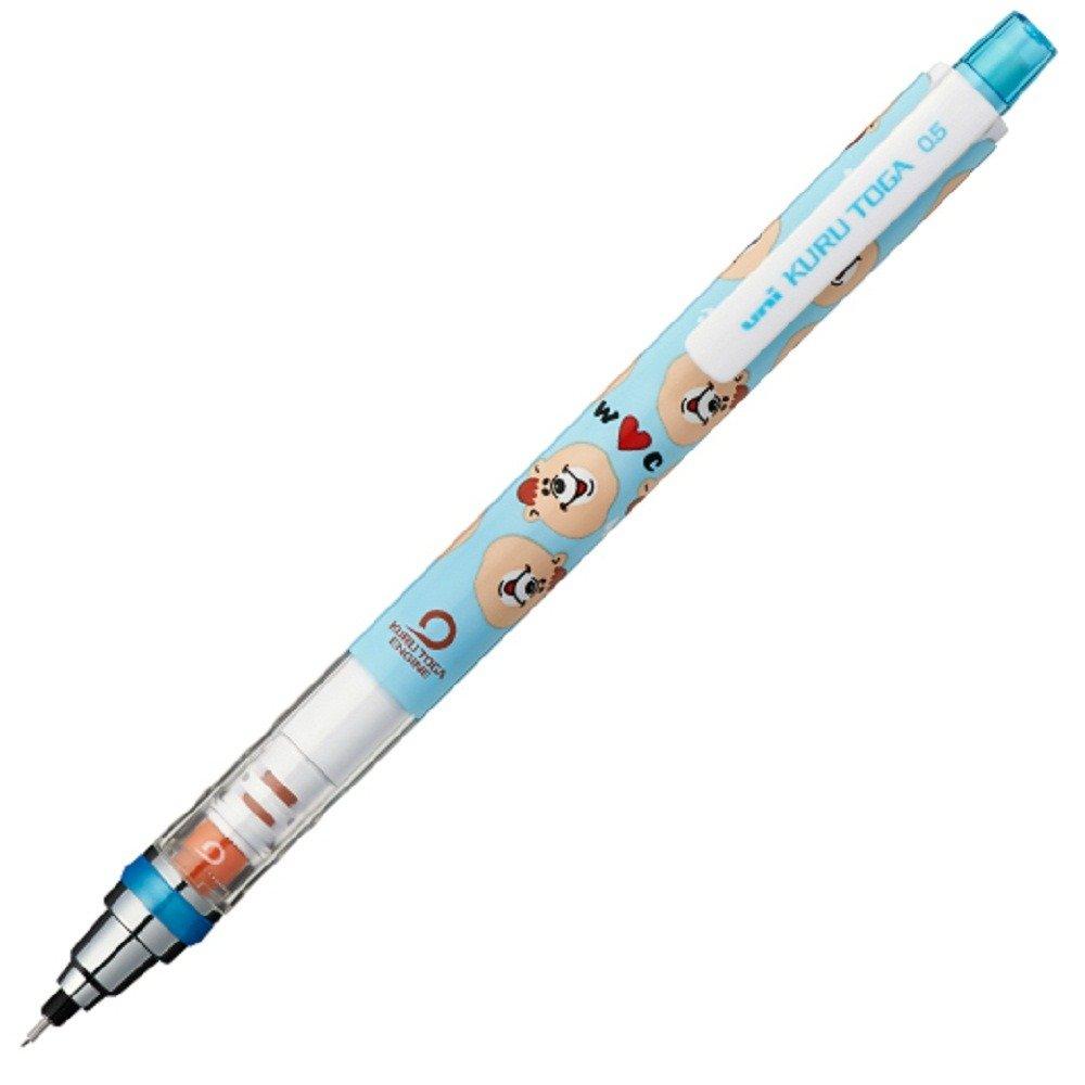 Mitsubishi Pencil Kurutoga WC Limited Edition Pattern Kumatan Blue 0.5mm M5650WC1P.KB