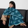 Winter Imitation Cashmere Warm Scarf Female Cute Wind Cartoon Kitten Air Conditioner Decoration Thick Shawl Long Scarf