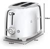 Тостер Smeg TSF01SSEU