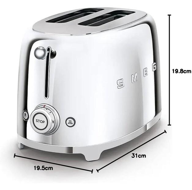 Тостер Smeg TSF01SSEU