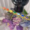 Original Dopamine Colorful Gourd Necklace Bracelet National Style Design Tassel Necklace Set