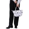 Cecil McBee Green Tote Bag, Women's Logo Pattern Mini Tote, CM121139, White