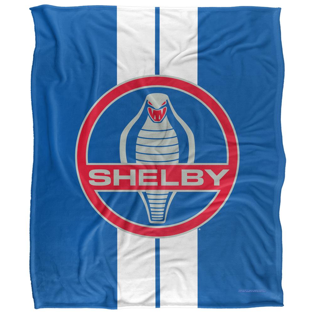 Carroll Shelby Silky Racing Stripe Supersoft Blanket